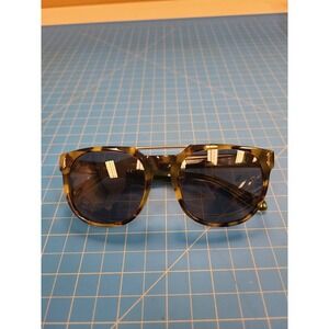 Dragon Sunglasses Tortoise Frame Green Arms Designer Sun Glasses Case